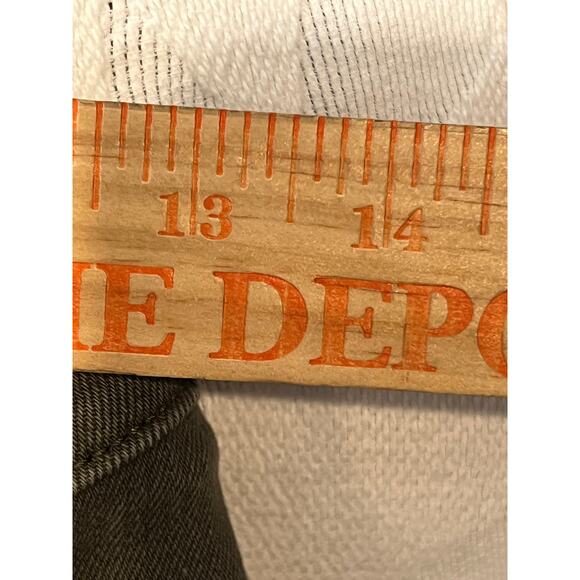 Wrangler Slim Straight Distressed Black Jeans Mens 27x28 - Picture 5 of 6